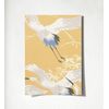 Muestra Din A4 De Papel Pintado Lavable De Pájaros Garzas Reales Estilo Oriental Fondo Mostaza - Mandarin Birds 681329 De Gaulan