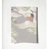 Muestra Din A4 De Papel Pintado Lavable De Pájaros Garzas Reales Estilo Oriental Fondo Gris - Mandarin Birds 681331 De Gaulan