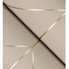 Papel Pintado Geométrico De Rombos Con Líneas Doradas Fondo Nude Estilo Art Déco - Arnova 682085 De Gaulan - Rollo De 10 M X 0,52 M