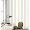 Papel Pintado Vinílico Lavable De Rayas Anchas Grises Y Blancas Con Textura En Relieve - Raya Devon Vinyl 680241 De Gaulan - Rollo De 10 M X 0,53 M