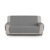 Cubre Sofa Acolchado 2 Plazas Reversible Gris/ Gris Oscuro