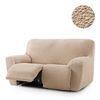 Funda Sofá Relax Bielastica Adaptable 2 Plazas (150-200 Cm) Beige