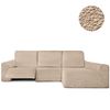 Funda Sofá Relax Bielastica Adaptable Chaise Longue Brazo Largo Derecha (250-360 Cm) Beige