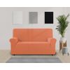 Funda De Sillón Sofá Bielástica Adaptable Eiffel Textile Le Havre 1 Plaza (70-110 Cm) Naranja