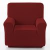 Funda De Sillón Sofá Bielástica Adaptable Eiffel Textile Le Havre 1 Plaza (70-110 Cm) Rojo