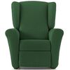 Funda De Sofá Elástica Adaptable Vipalia Rústica Relax Reclinable Verde