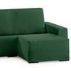 Funda De Sofá Elástica Adaptable. Modelo Rustica. Verde Chaise Longue Corto Derecha