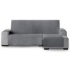 Protector Cubre Sofá Acolchado Círculos Vipalia Chaise Longue Derecha 240 Cm Gris (visto De Frente)