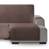 Protector Cubre Sofá Acolchado Círculos Vipalia Chaise Longue Derecha 240 Cm Marrón (visto De Frente)