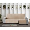 Protector Cubre Sofá Acolchado Círculos Vipalia Chaise Longue Derecha Extra 290 Cm Beige (visto De Frente)