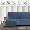 Protector Cubre Sofá Acolchado Círculos Vipalia Chaise Longue Izquierda Extra 290 Cm Azul (visto De Frente)