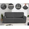 Funda Sillón / Sofá Adaptable Bielástica 1 Plaza Eiffel Textile Mónaco (70-110cm) Gris