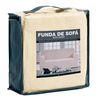 Funda Sillón / Sofá Adaptable Bielástica 1 Plaza Eiffel Textile Mónaco (70-110cm) Marfil