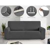 Funda De Sillón Sofá Elástica Adaptable Milan 1 Plaza Eiffel Textile 70 - 110 Cm Gris