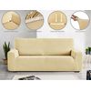 Funda De Sillón Sofá Elástica Adaptable Milan 1 Plaza Eiffel Textile 70 - 110 Cm Beige