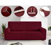 Funda De Sillón Sofá Elástica Adaptable Milan 1 Plaza Eiffel Textile 70 - 110 Cm Rojo