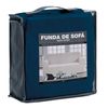 Funda Sofá Adaptable Bielástica Set 2 Piezas 3 + 2 Plazas Eiffel Textile Mónaco Azul