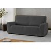 Funda Sofá Y Sillón Adaptable Bielástica Set 3 Piezas 3+1+1 Plazas Eiffel Textile Mónaco Gris