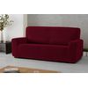 Funda Sofá Y Sillón Adaptable Bielástica Set 3 Piezas 3+1+1 Plazas Eiffel Textile Mónaco Rojo