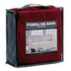 Funda Sofá Y Sillón Adaptable Bielástica Set 3 Piezas 3+1+1 Plazas Eiffel Textile Mónaco Rojo