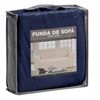 Fundas De Sofá Elástica Set 1+1 Plazas Adaptable Milan Eiffel Textile Azul