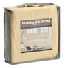 Fundas De Sofá Elástica 3+2 Plazas Adaptable Milan Eiffel Textile Beige