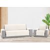 Eiffel Textile Protector De Sofa Royale. Color Blanco. 3 Plazas