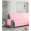 Eiffel Textile Protector De Sofa Royale. Color Rosa. 3 Plazas