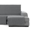 Protector Funda Chaise Longue Lisa Cubresofá Chenilla Diseño Elite Vipalia Chaise Largo Derecha Gris