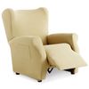 Funda De Sillón Relax Reclinable Elástica Eiffel Textile Milan Beige