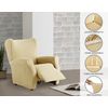 Funda De Sillón Relax Reclinable Elástica Eiffel Textile Milan Beige