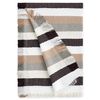 Plaid Colcha Multiusos Foulard Para Sofá O Cama Espiga Vipalia 180x260 Cm Tricolor Café Lino Beige