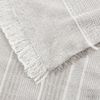 Plaid Colcha Multiusos Foulard Para Sofá O Cama Rayas Vipalia 230x260 Cm Gris-beige