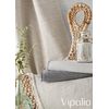 Plaid Colcha Multiusos Foulard Para Sofá O Cama Set De 2 Trama Vipalia 180x260 Cm Beige