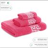 Toalla De Baño 600 Gr Set 3 Piezas: Tocador, Lavabo Y Sábana Cesar Vipalia Fucsia