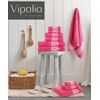 Toalla De Baño 600 Gr Set 3 Piezas: Tocador, Lavabo Y Sábana Cesar Vipalia Fucsia