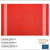 Toalla Lavabo 600 Gr Set 6 Piezas De Baño 2 De Tocador, 2 De Lavabo Y 2 Tamaño Sábana Cesar Vipalia Rojo