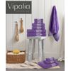 Toalla Lavabo 600 Gr Set 6 Piezas De Baño 2 De Tocador, 2 De Lavabo Y 2 Tamaño Sábana Cesar Vipalia Malva