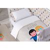 Protector De Cuna Acolchado Happy Together Beige