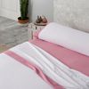 Vipalia - Juego De Sábanas De Franela 100% Algodón. Cama 105 Cm. Rombos Rosa