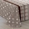 Colcha Bouti Verano Reversible Estampada Cine Vipalia Cama 100/105cm, Color Beige/gris