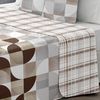 Colcha Bouti Verano Reversible Estampada Cine Vipalia Cama 100/105cm, Color Beige/gris