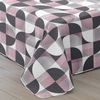 Colcha Bouti Verano Reversible Estampada Cine Vipalia Cama 150/160cm, Color Rosa/gris