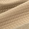 Colcha Bouti Para Cama Verano. Colcha Cubre Cama Acolchada Reversible Rombos. Cama 105 - 200 X 260 Cm. Color Beige.