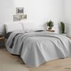 Colcha Bouti Para Cama Verano. Colcha Cubre Cama Acolchada Reversible Rombos. Cama 105 - 200 X 260 Cm. Color Gris Claro.