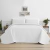 Colcha Bouti Para Cama Verano. Colcha Cubre Cama Acolchada Reversible  Rombos. Cama 135 - 230 X 260 Cm. Color Blanco. con Ofertas en Carrefour