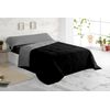 Edredón Relleno Reversible Bicolor Otoño Invierno 250gr Vipalia Cama 90 Cm Negro/gris