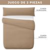 Funda Nórdica Dos Piezas (con Funda Almohada) Vipalia Cama 135 Cm Beige