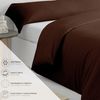 Funda Nórdica Dos Piezas (con Funda Almohada) Vipalia Cama 180 Cm Chocolate