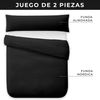 Funda Nórdica Dos Piezas (con Funda Almohada) Vipalia Cama 150/160 Cm Negro